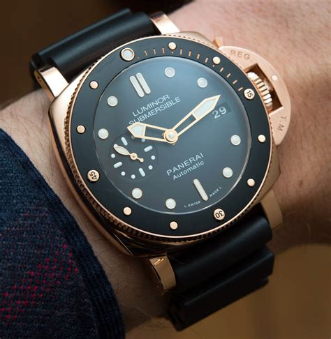 panerai submersible 42mm gold|panerai submersible 42mm price.